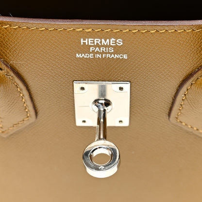 Hermes Madame Calfskin Birkin Sellier 25 Bronze Dore 6 of 10