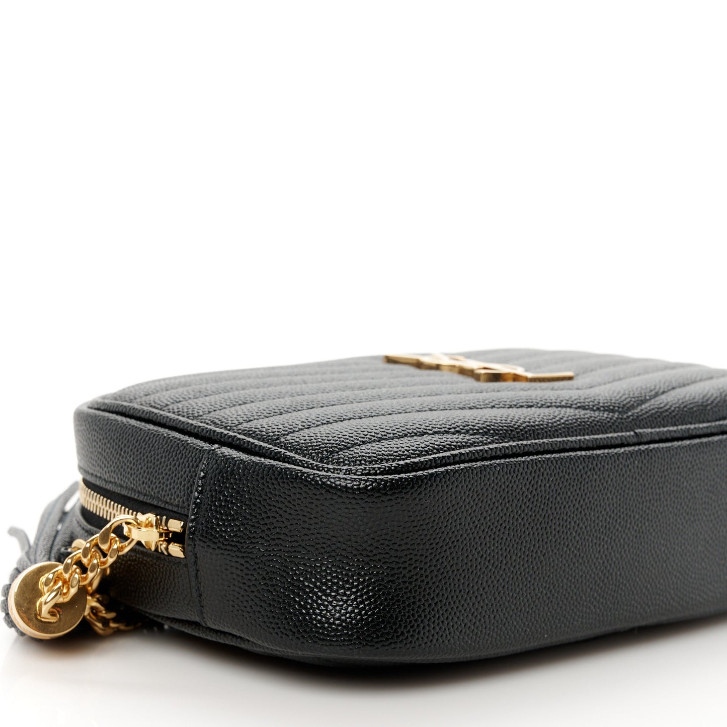 Grain De Poudre Matelasse Monogram Mini Lou Camera Bag Black