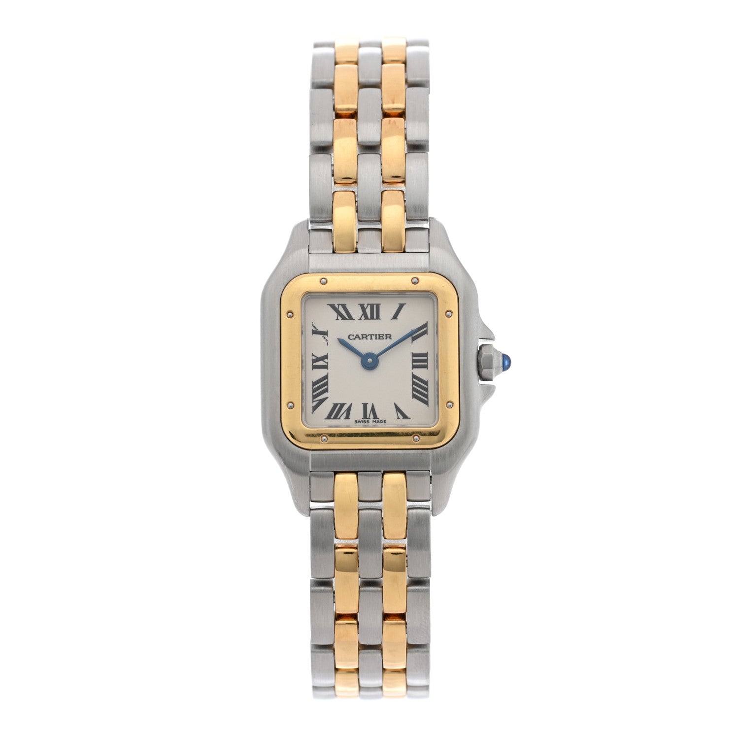 Cartier Stainless Steel 18K Yellow Gold 22mm Panthere Quartz Watch 1 of 4