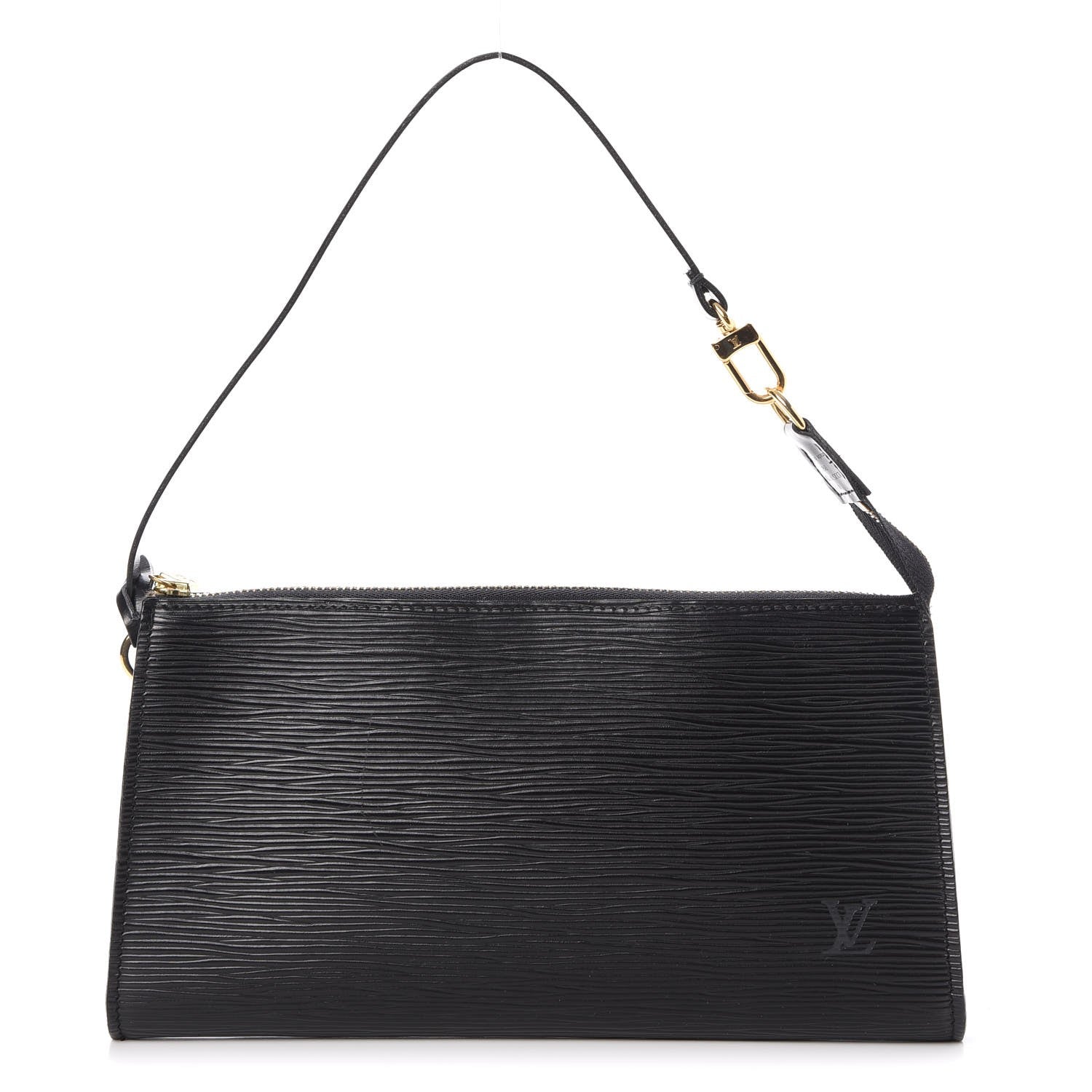 Louis Vuitton Epi Pochette Accessories 24 Black 1 of 7