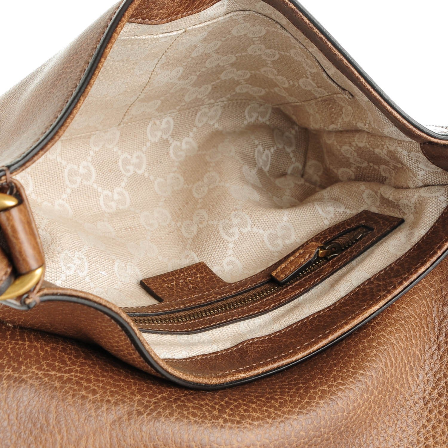 Gucci Calfskin Small Harness Shoulder Bag Maple 7 of 7