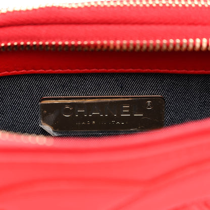 Chanel Lambskin CC Mania Waist Belt Bag Red 6 of 11