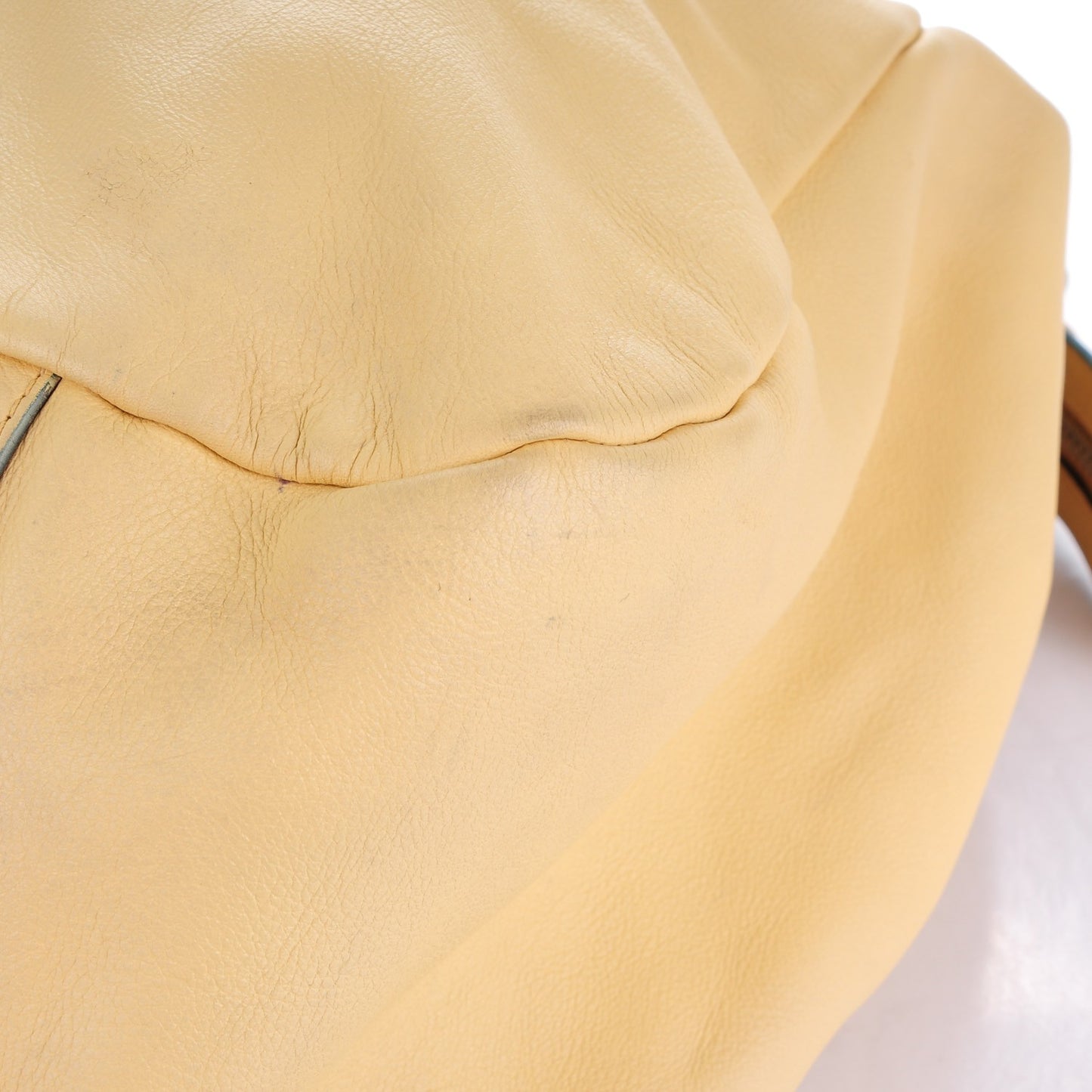 Lambskin Edgy Large Hobo Beige