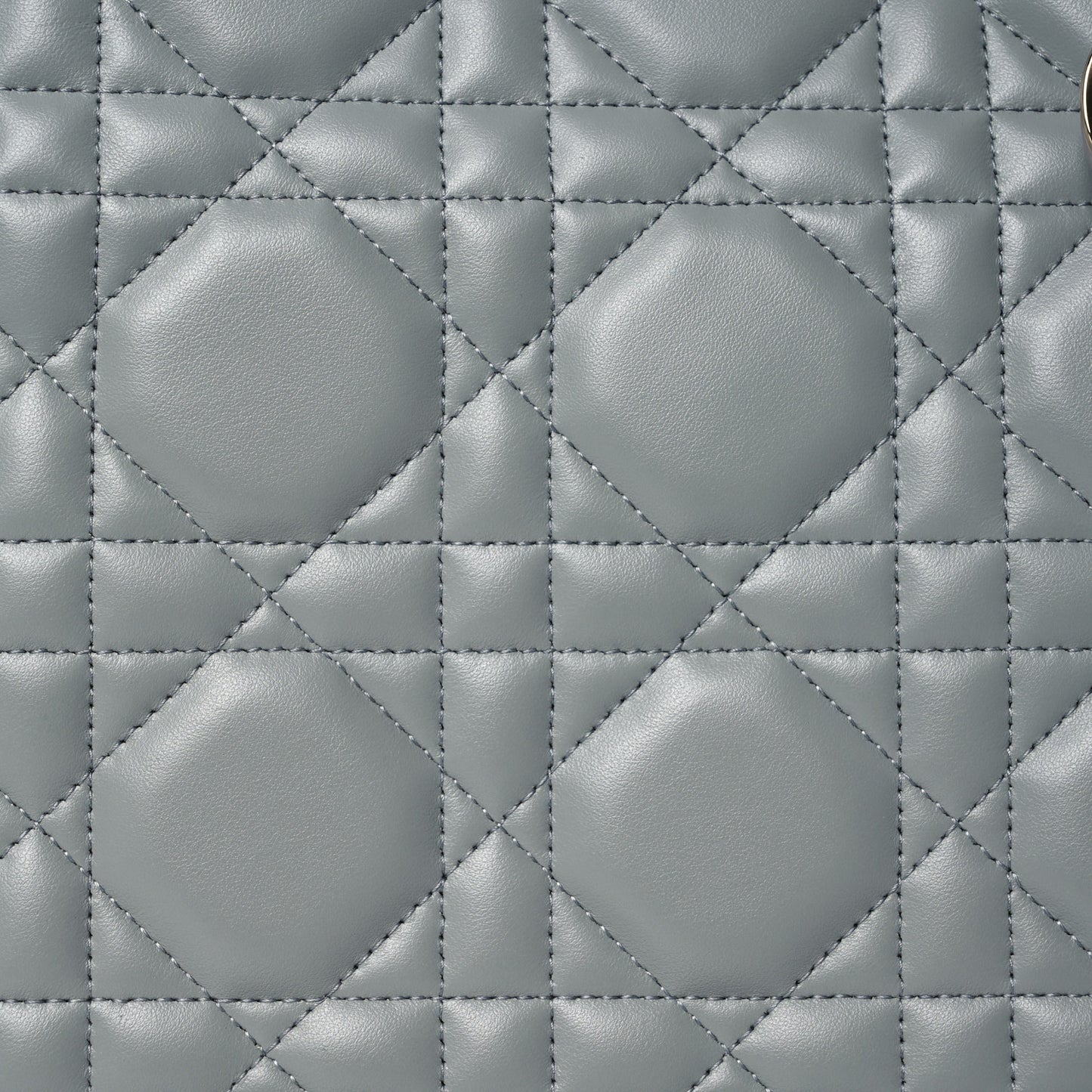 Calfskin Macrocannage Medium Book Tote Grey