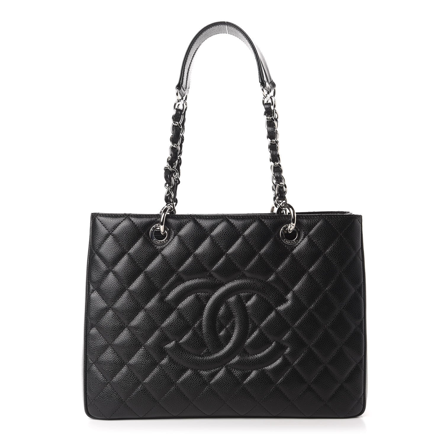 Chanel Caviar Quilted Grand Shopping Tote GST Black 1 of 11