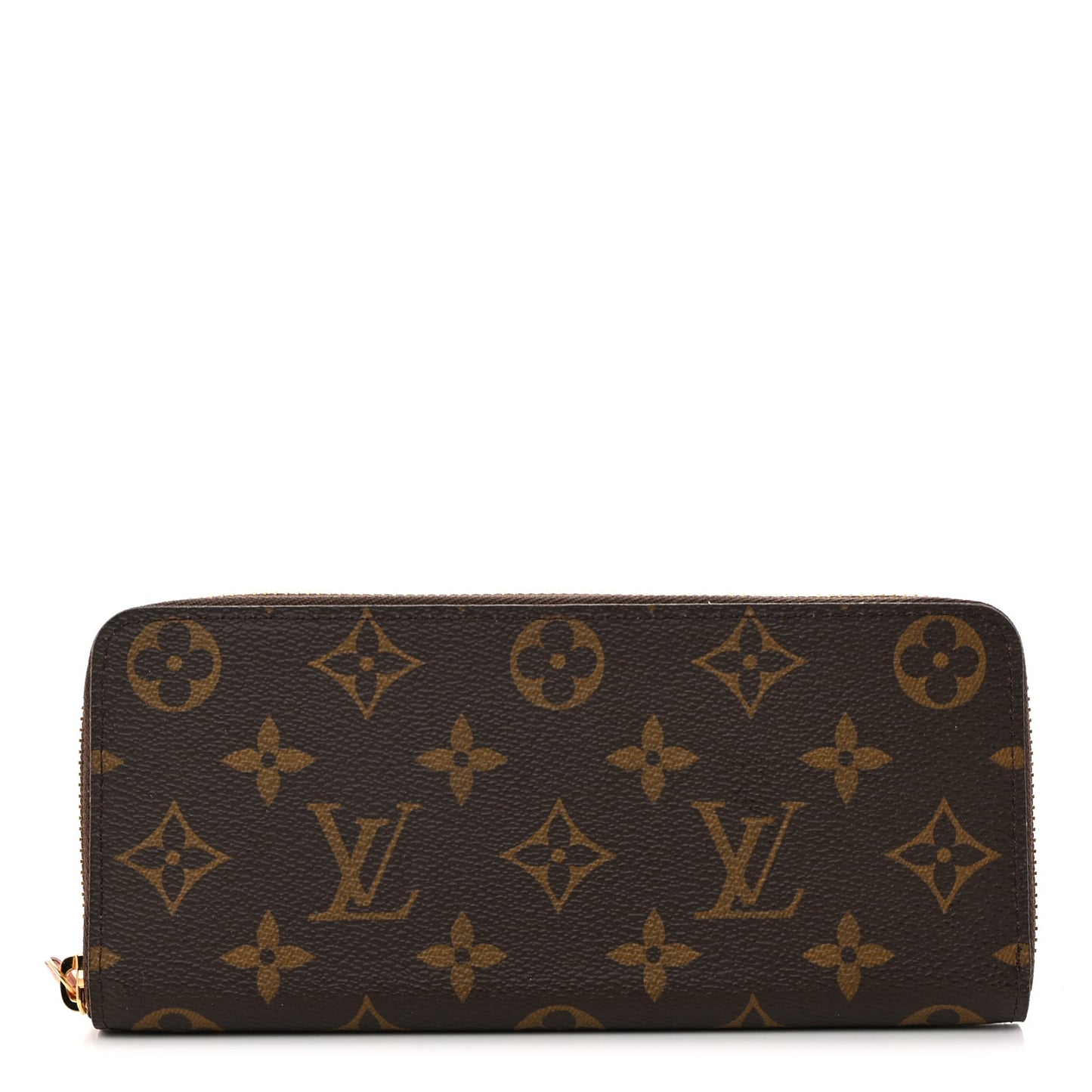 Monogram Clemence Wallet Rose Ballerine