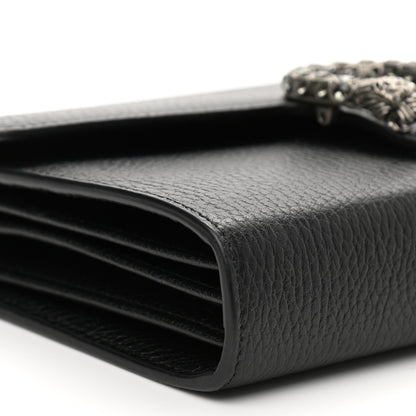 Gucci Calfskin Mini Dionysus Chain Wallet Black 8 of 10