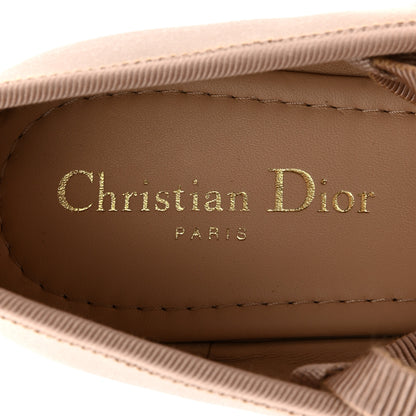 Christian Dior Satin Grosgrain D-Joy Ballet Flats 40.5 Beige Rose 7 of 11