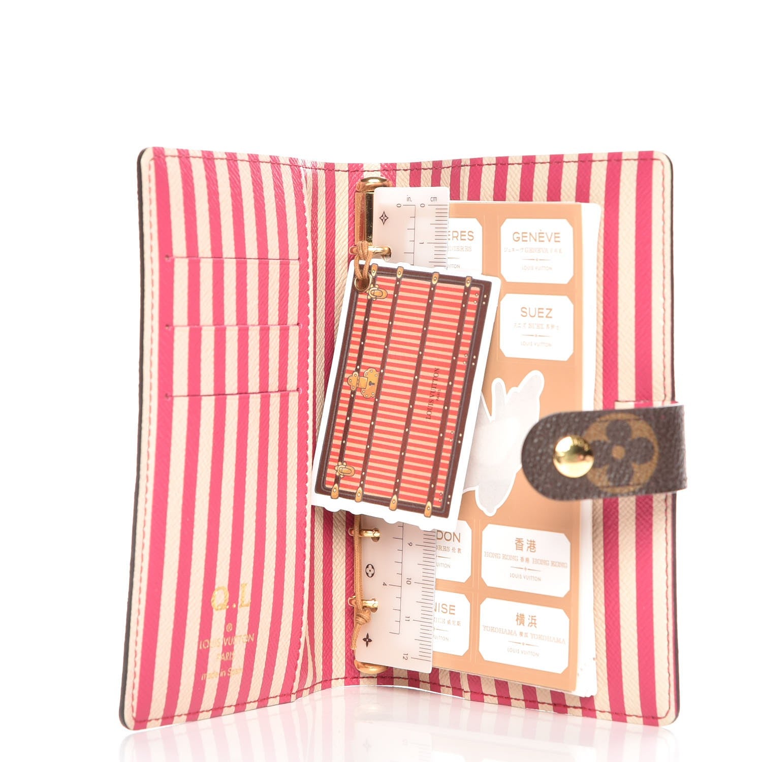 Louis Vuitton Monogram 2014 Christmas Animation Small Ring Agenda Cover 4 of 7