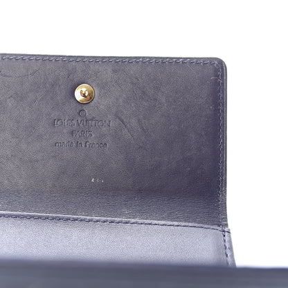 Louis Vuitton Vernis Elise Wallet Indigo 7 of 8