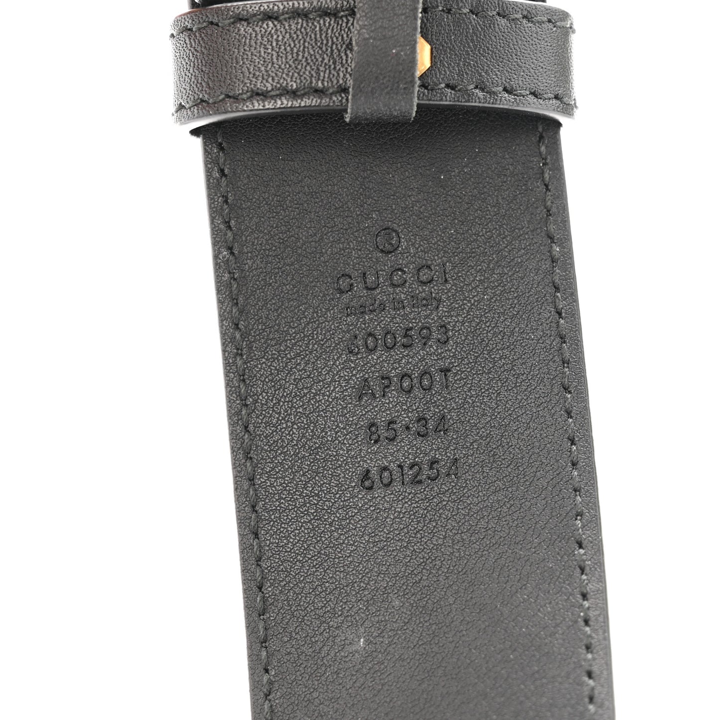 Calfskin Double G 40mm Belt 85 34 Black