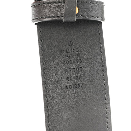 Gucci Calfskin Double G 40mm Belt 85 34 Black 5 of 6