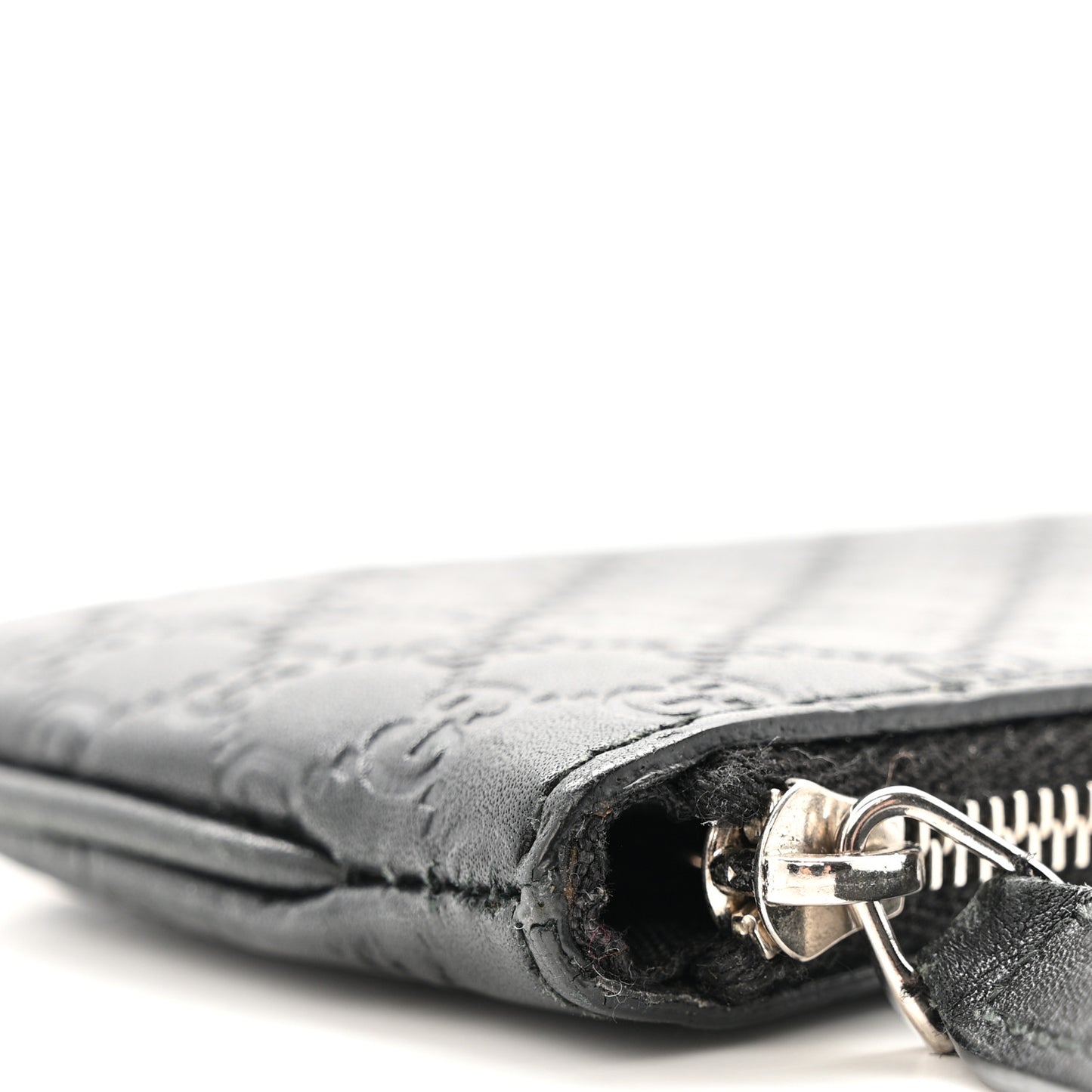 Microguccissima Key Ring Coin Case Black