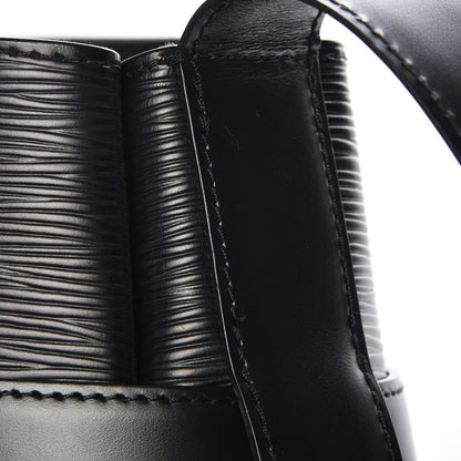 Louis Vuitton Epi Sac D'Epaule Black 7 of 9