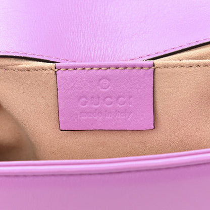 Gucci Calfskin Matelasse Mini GG Marmont Shoulder Bag Candy Mousse 6 of 13