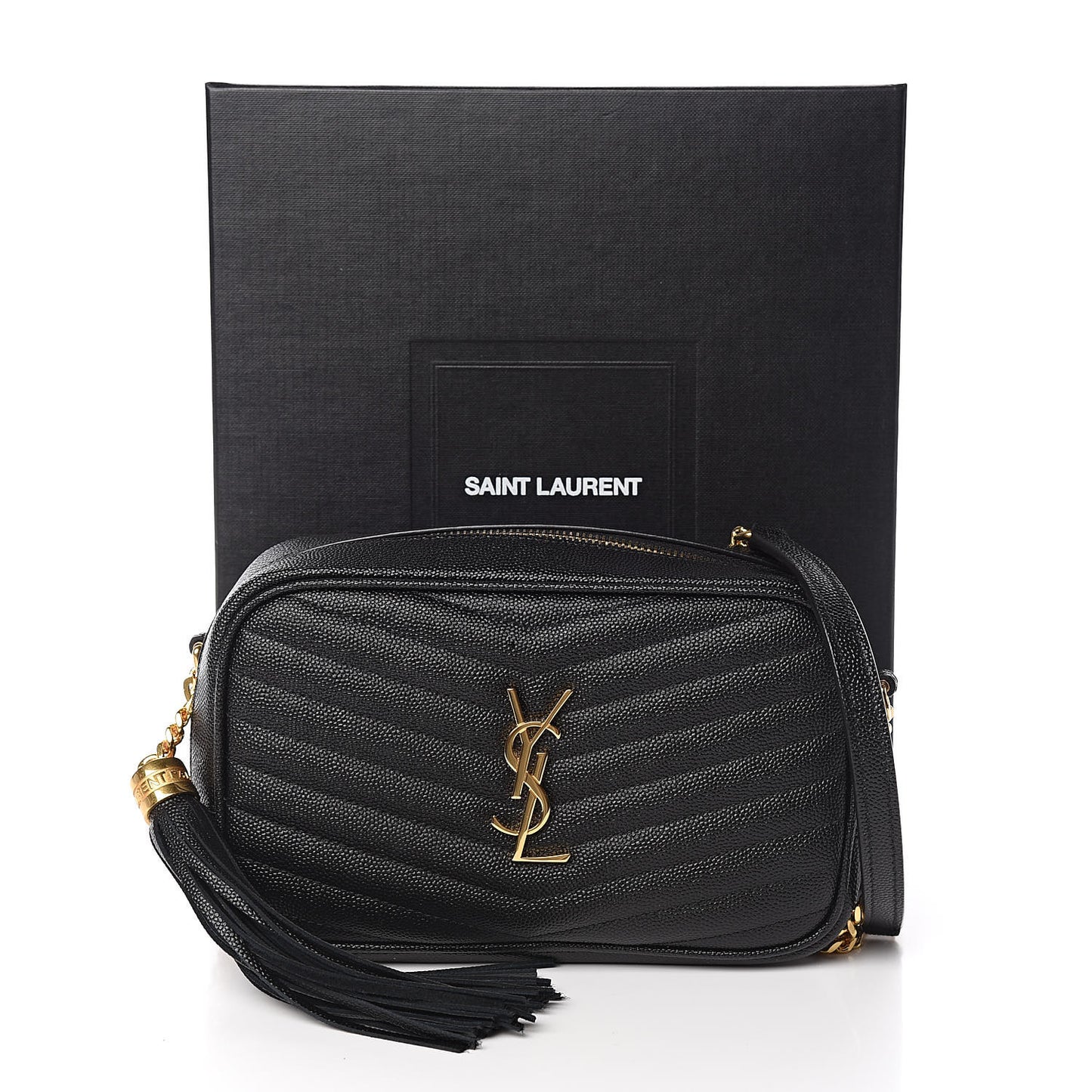 Grain De Poudre Matelasse Monogram Mini Lou Camera Bag Black