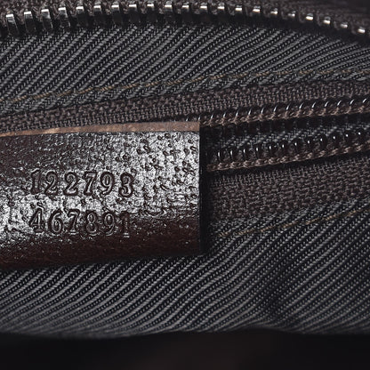 Gucci Monogram Flat Messenger Bag Dark Brown 7 of 13