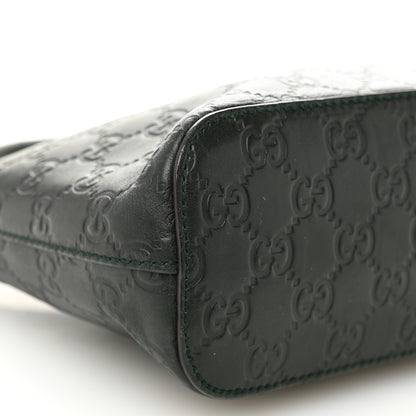 Gucci Guccissima Small Hobo Dark Green 9 of 10