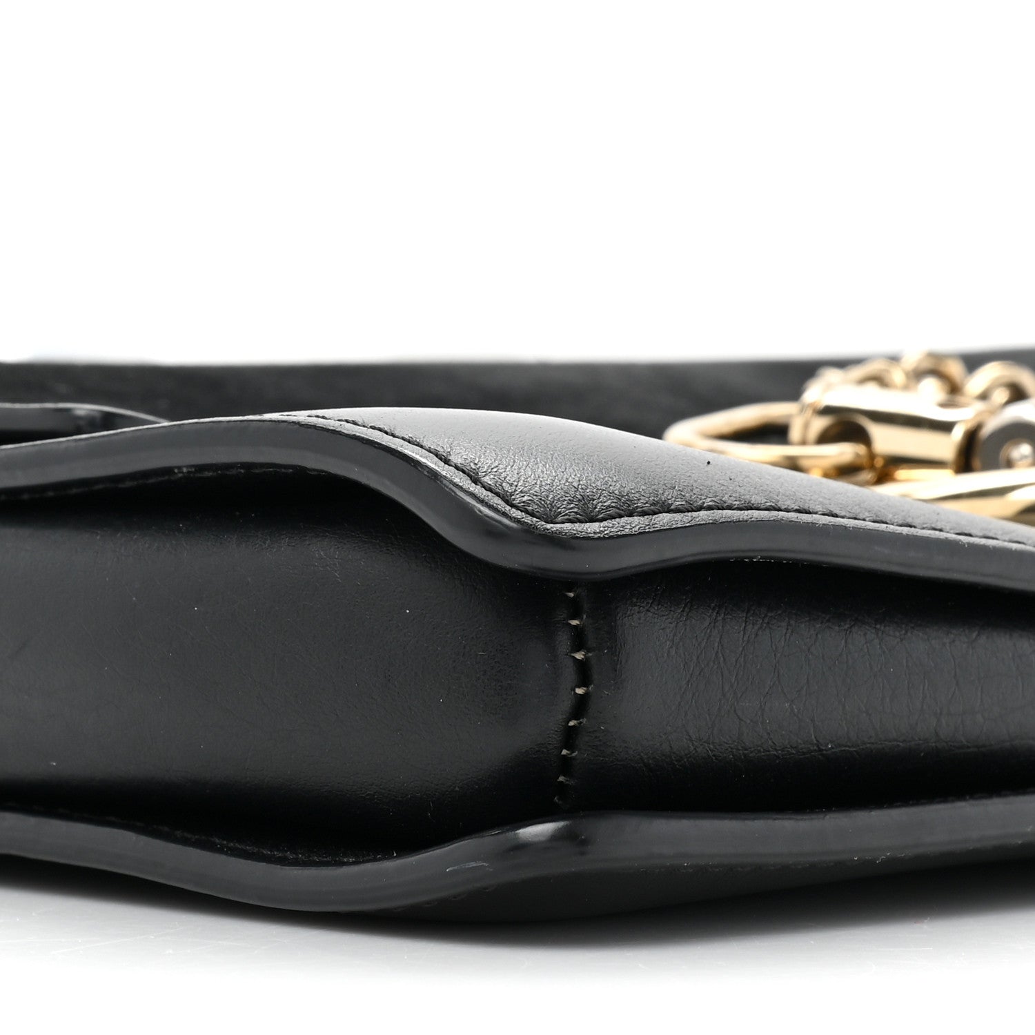 Chloe Suede Calfskin Small Faye Shoulder Bag Black 10 of 14