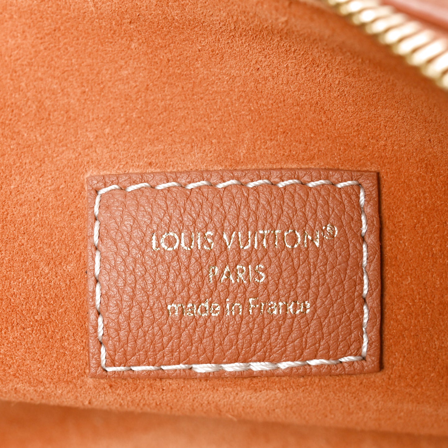Calfskin Low Key Cookie MM Cognac