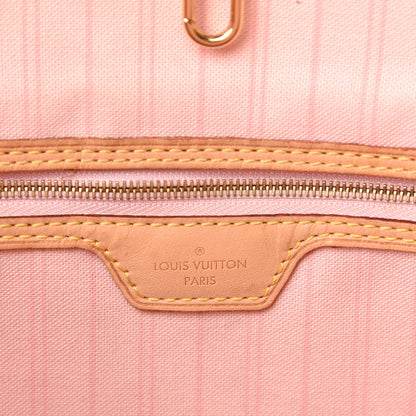 Louis Vuitton Damier Azur Delightful PM Rose Ballerine 8 of 11