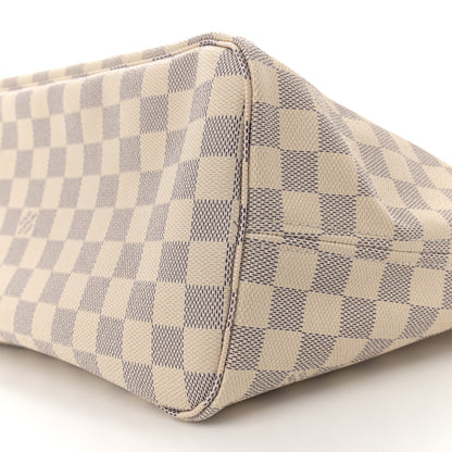 Louis Vuitton Damier Azur Neo Neverfull MM Rose Ballerine 9 of 13