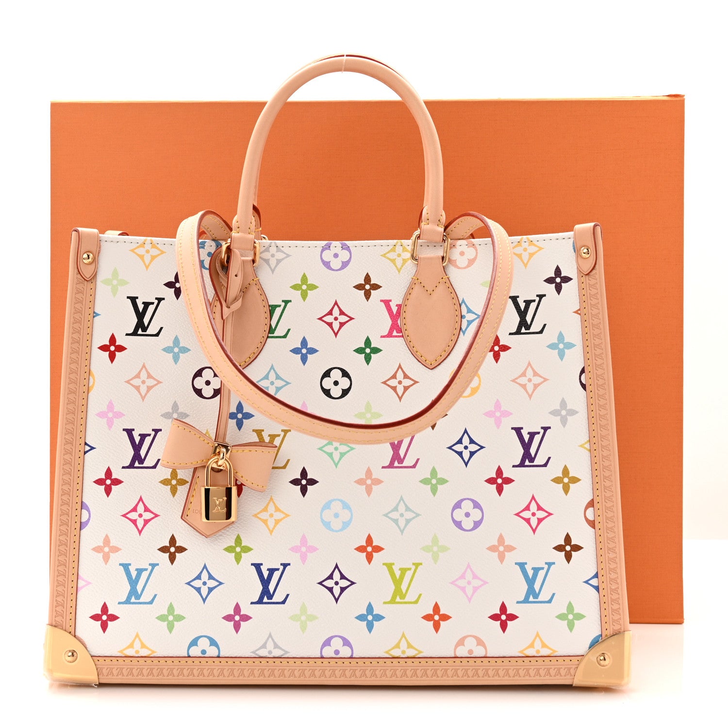 Louis Vuitton LV X TM Monogram Multicolor Onthego MM White 10 of 10