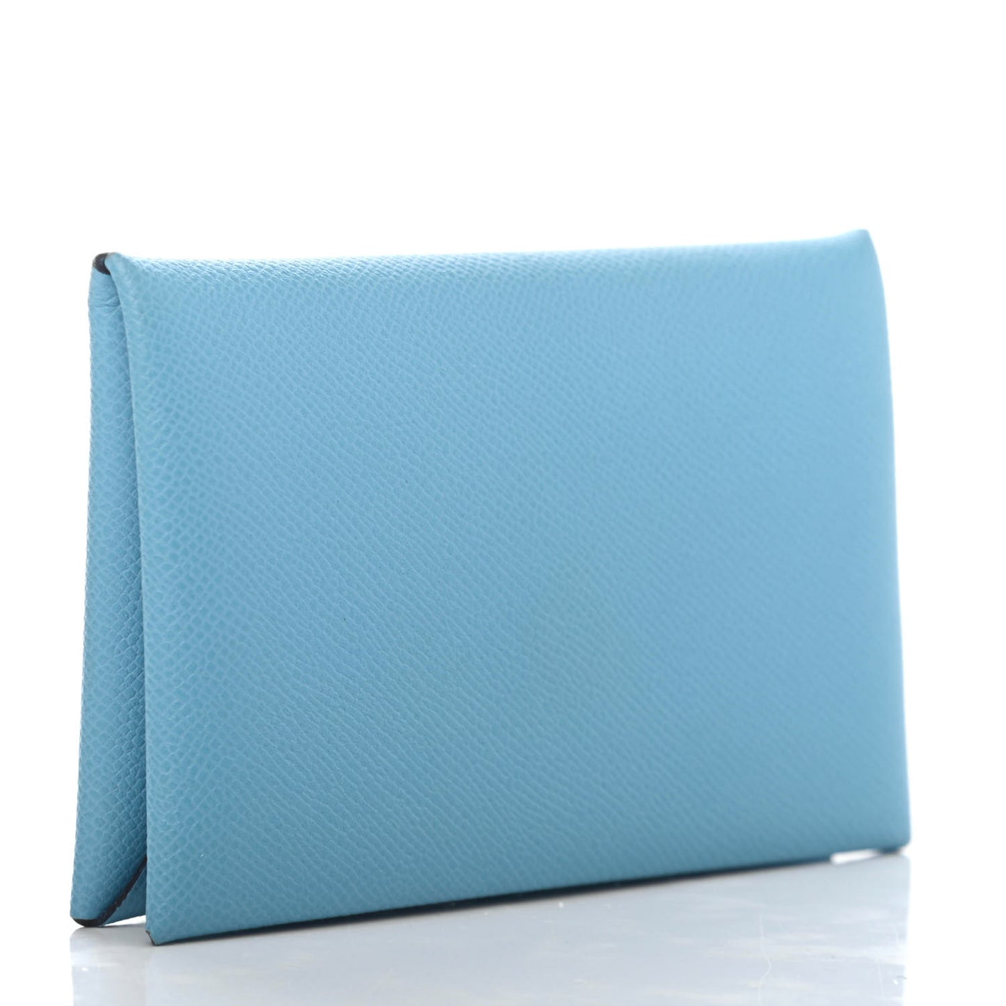 Epsom Calvi Card Case Bleu du Nord