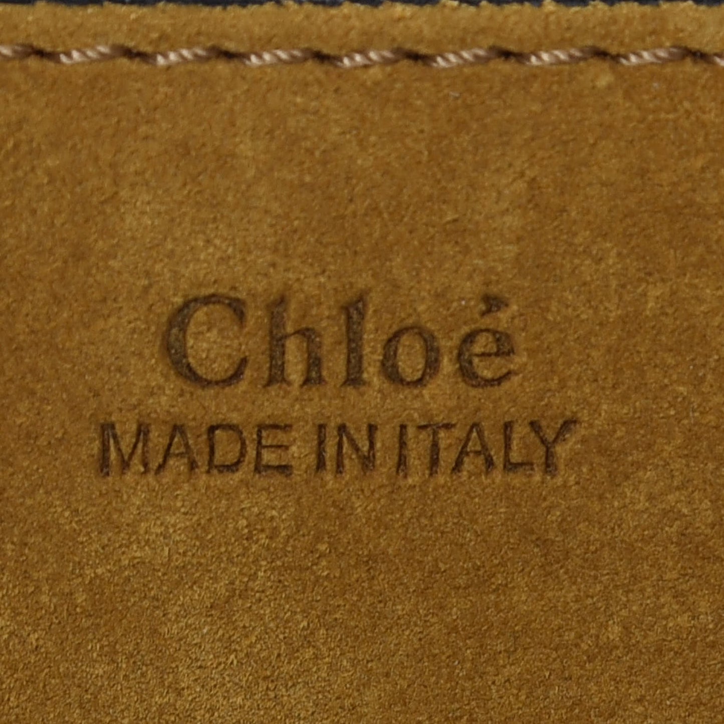 Suede Smooth Calfskin Nano Drew Shoulder Bag Caramel