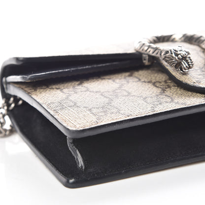 Gucci GG Supreme Monogram Super Mini Dionysus Shoulder Bag Black 8 of 10