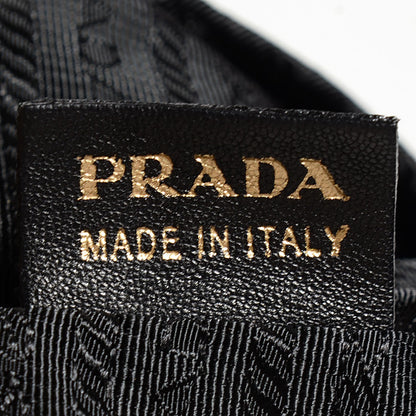 Prada Lambskin Mini Crossbody Black 9 of 11