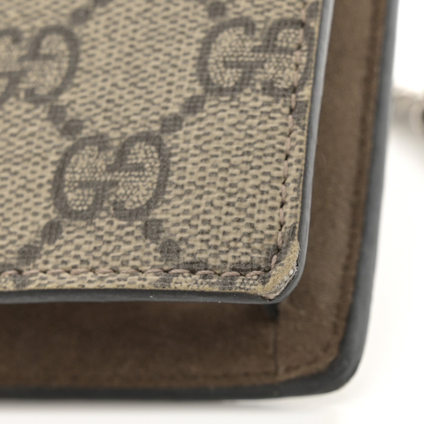 GG Supreme Monogram Super Mini Dionysus Shoulder Bag Taupe