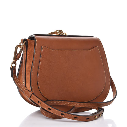 Chloe Calfskin Suede Medium Nile Bracelet Bag Caramel 3 of 8