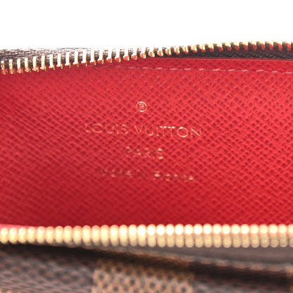 Louis Vuitton Damier Ebene Recto Verso Card Holder Red 6 of 6