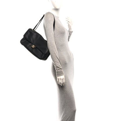 Chanel Grained Calfskin Small Souplissimo Maxi Flap Black 2 of 11