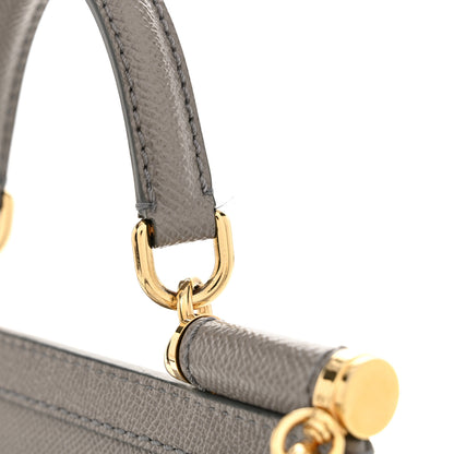 Dolce & Gabbana Dauphine Small Miss Sicily Satchel Grey 12 of 14