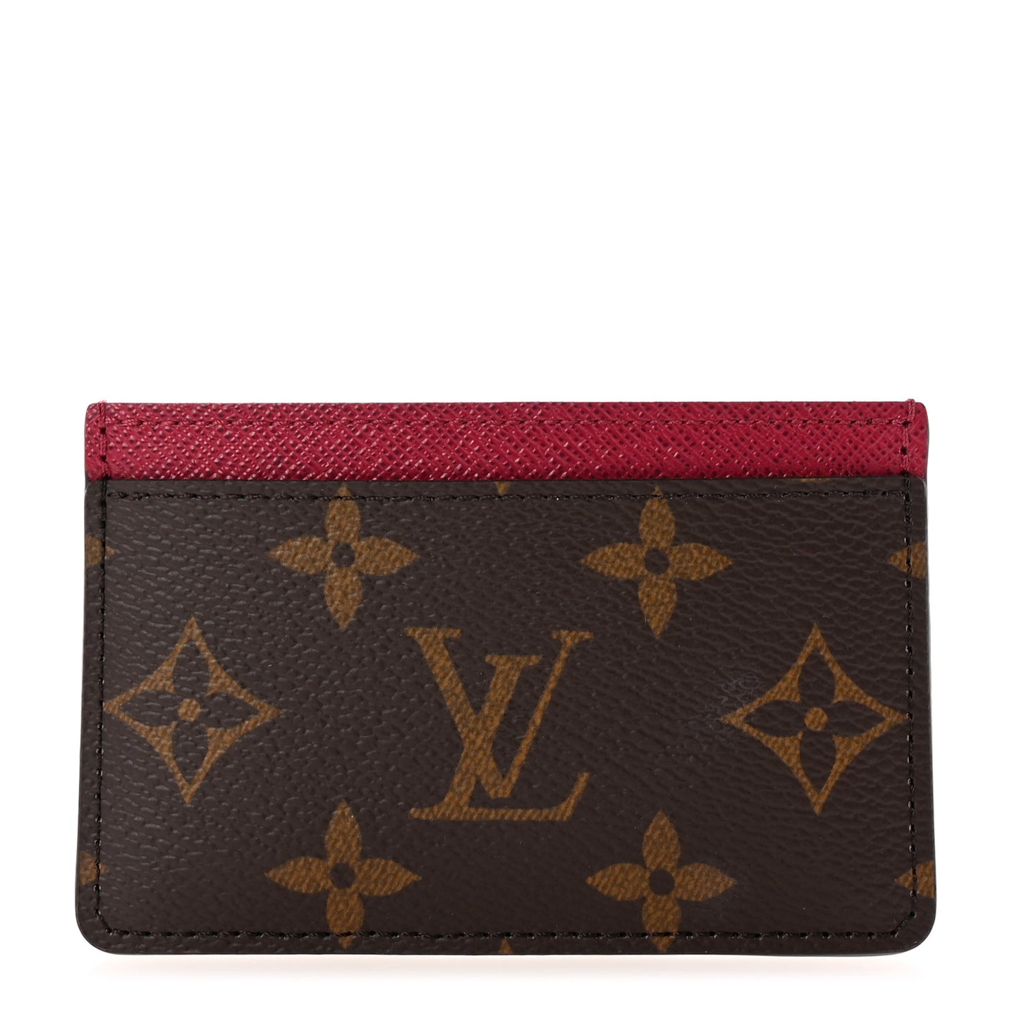 Monogram Card Holder Fuchsia