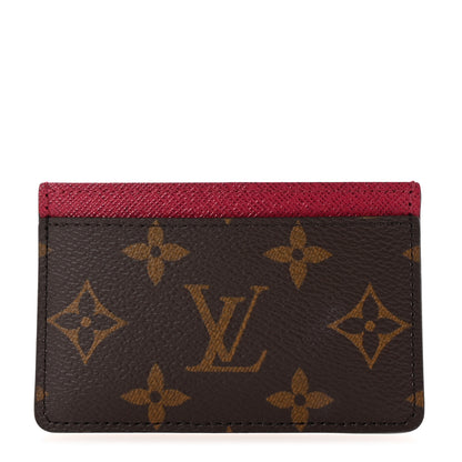 Louis Vuitton Monogram Card Holder Fuchsia 1 of 7