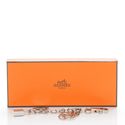 Hermes Palladium Breloque Bag Charm Silver 4 of 4
