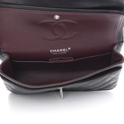 Chanel Lambskin Quilted Medium Double Flap Black 5 of 17