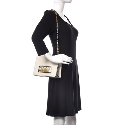 Christian Dior Calfskin J'Adior Chain Flap Bag Off White 2 of 11