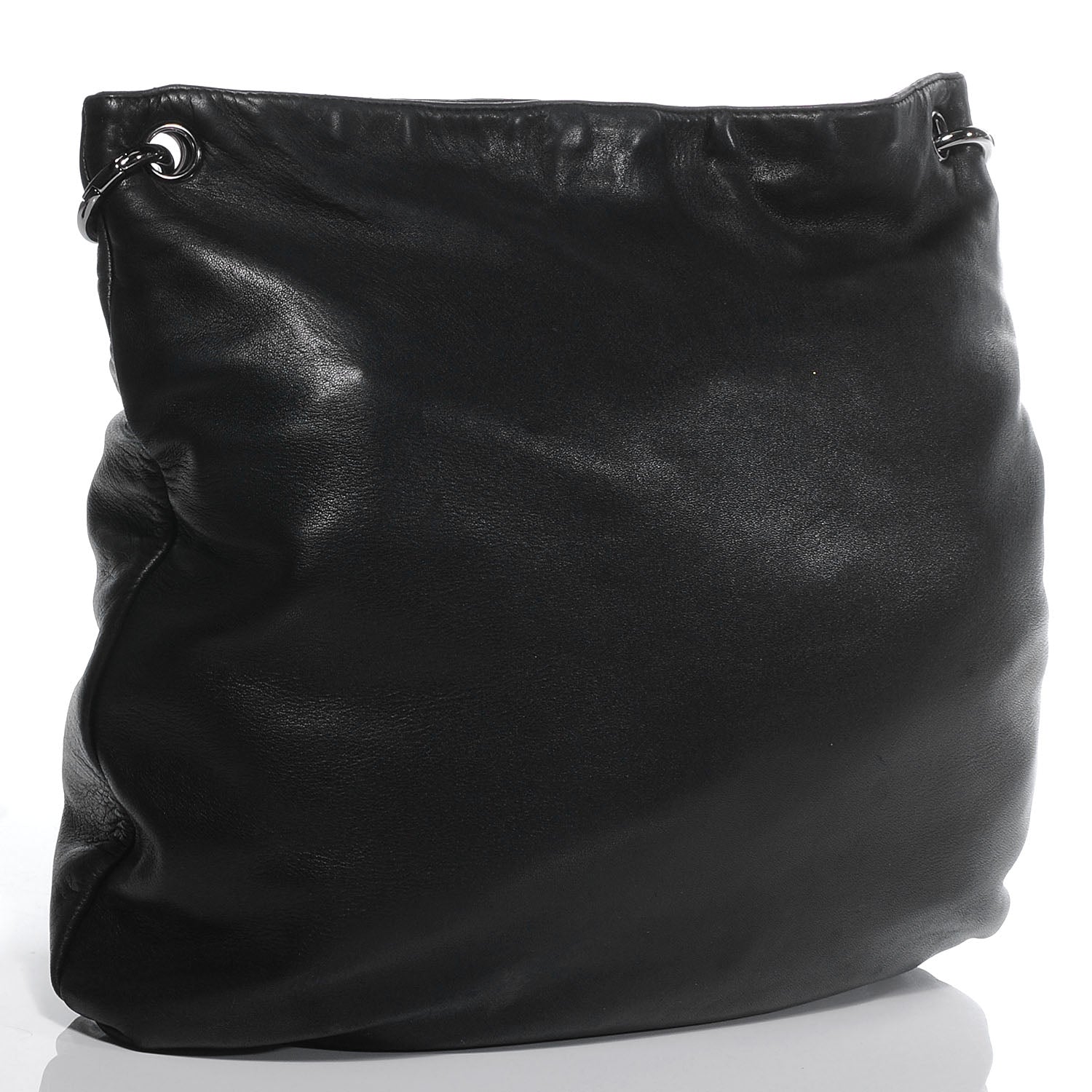 Chanel Lambskin Soft and Chain Large Hobo Black 3 of 7