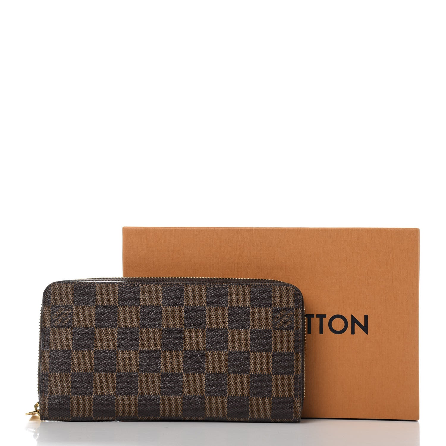 Louis Vuitton Damier Ebene Zippy Wallet Rose Ballerine 8 of 8