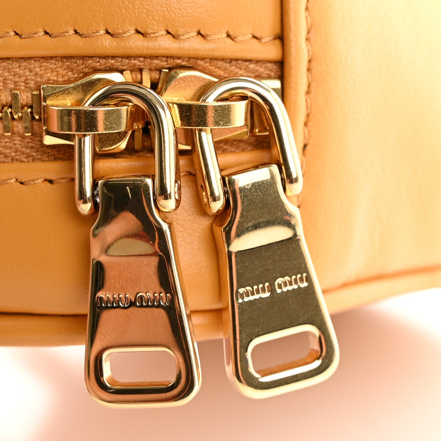 Calfskin Beau Micro Bag Pomegranate Yellow