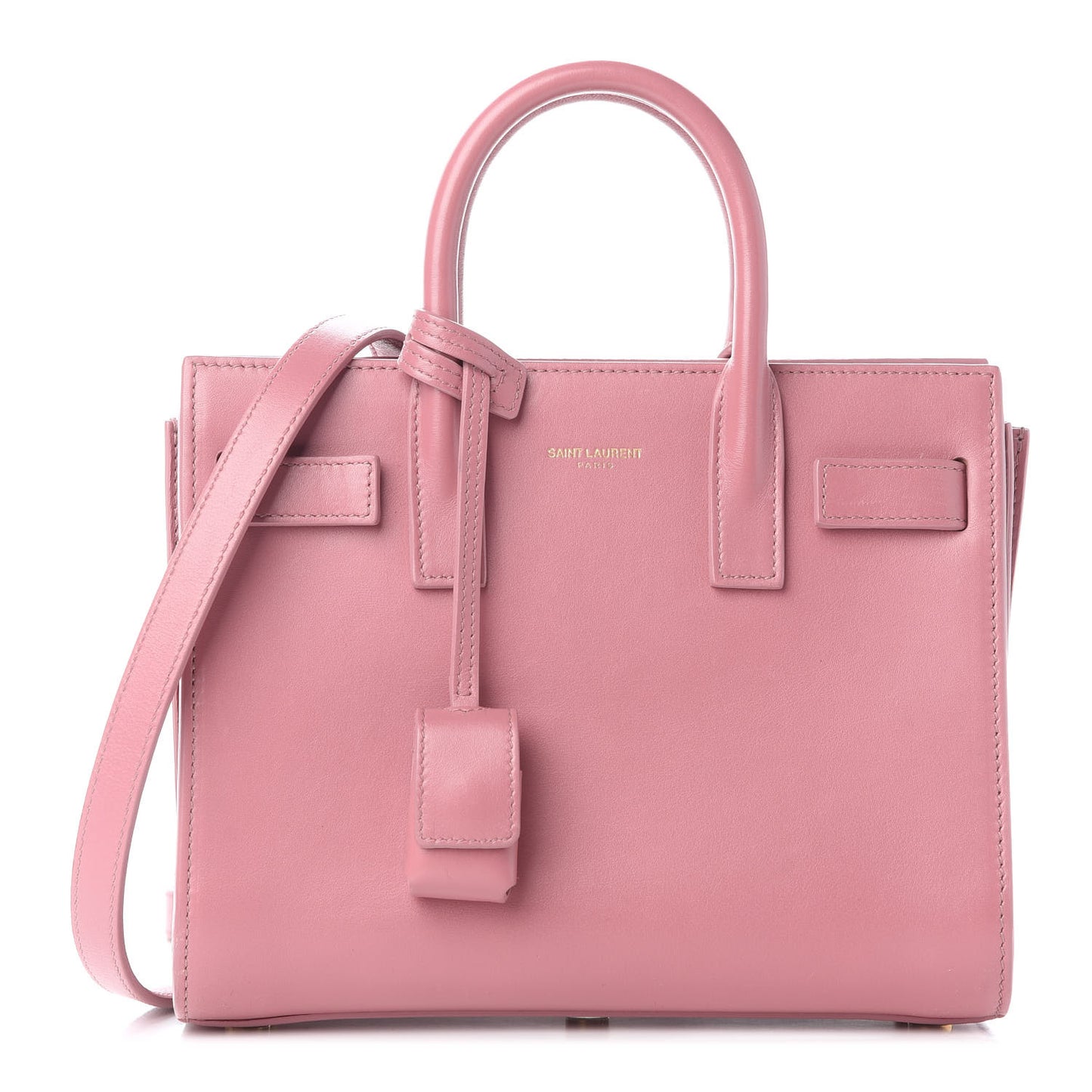 Calfskin Nano Sac De Jour Rose Dark