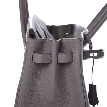 Hermes Togo Birkin 30 Etain 19 of 35