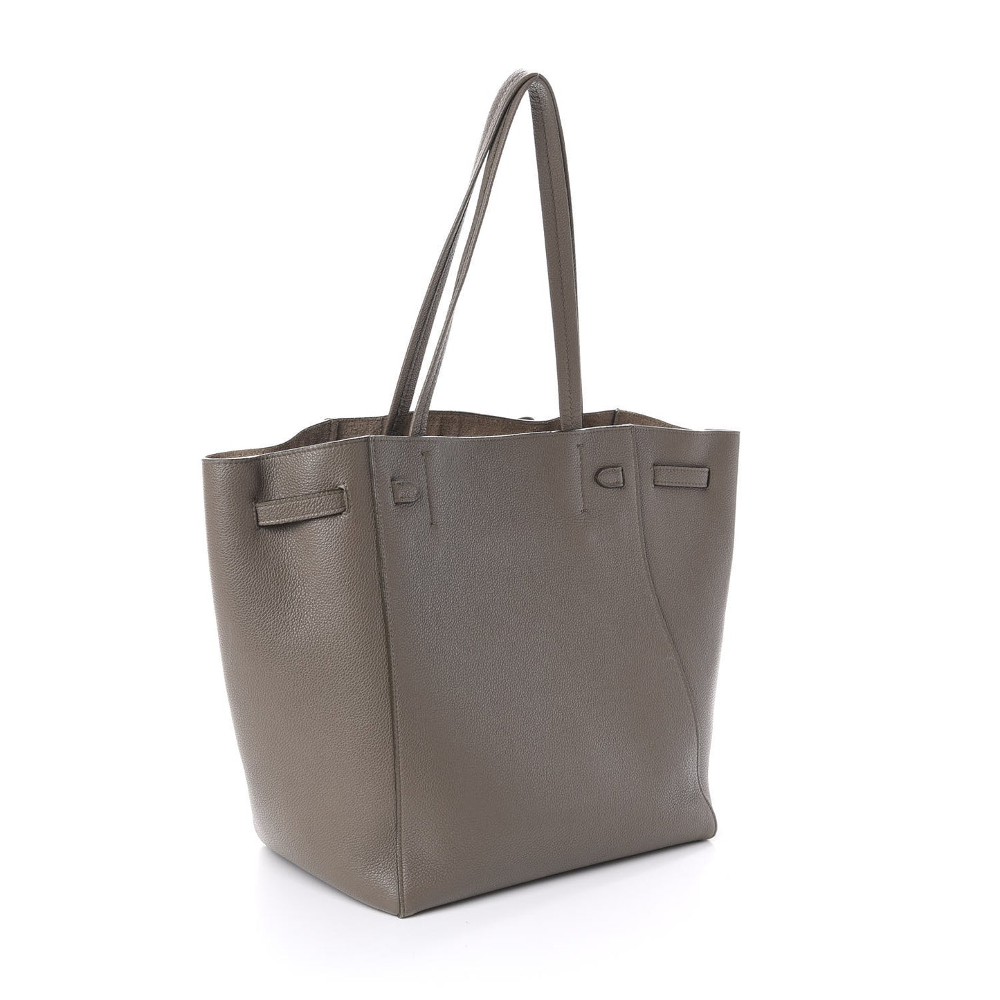 Soft Grained Calfskin Small Belt Cabas Phantom Taupe