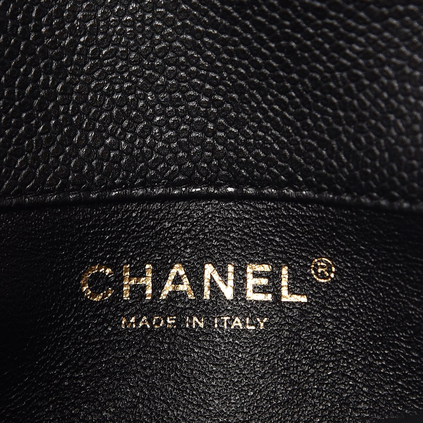 Metallic Caviar Quilted Extra Mini Flap Black