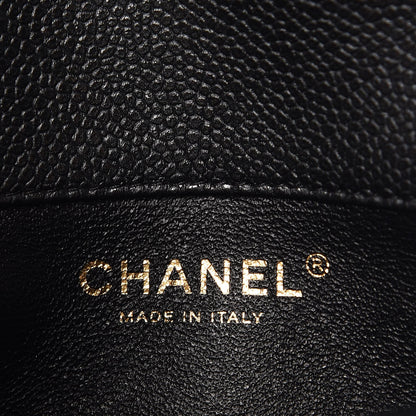 Chanel Metallic Caviar Quilted Extra Mini Flap Black 6 of 8