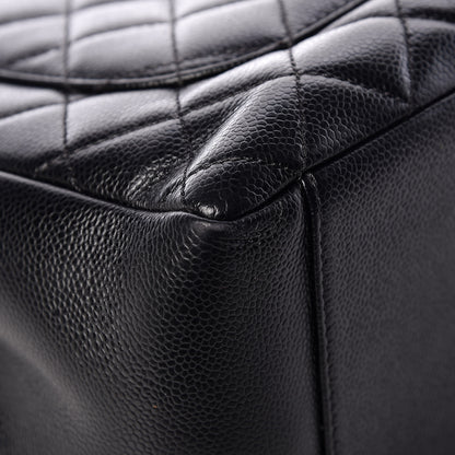 Chanel Caviar Quilted Grand Shopping Tote GST Black 10 of 13
